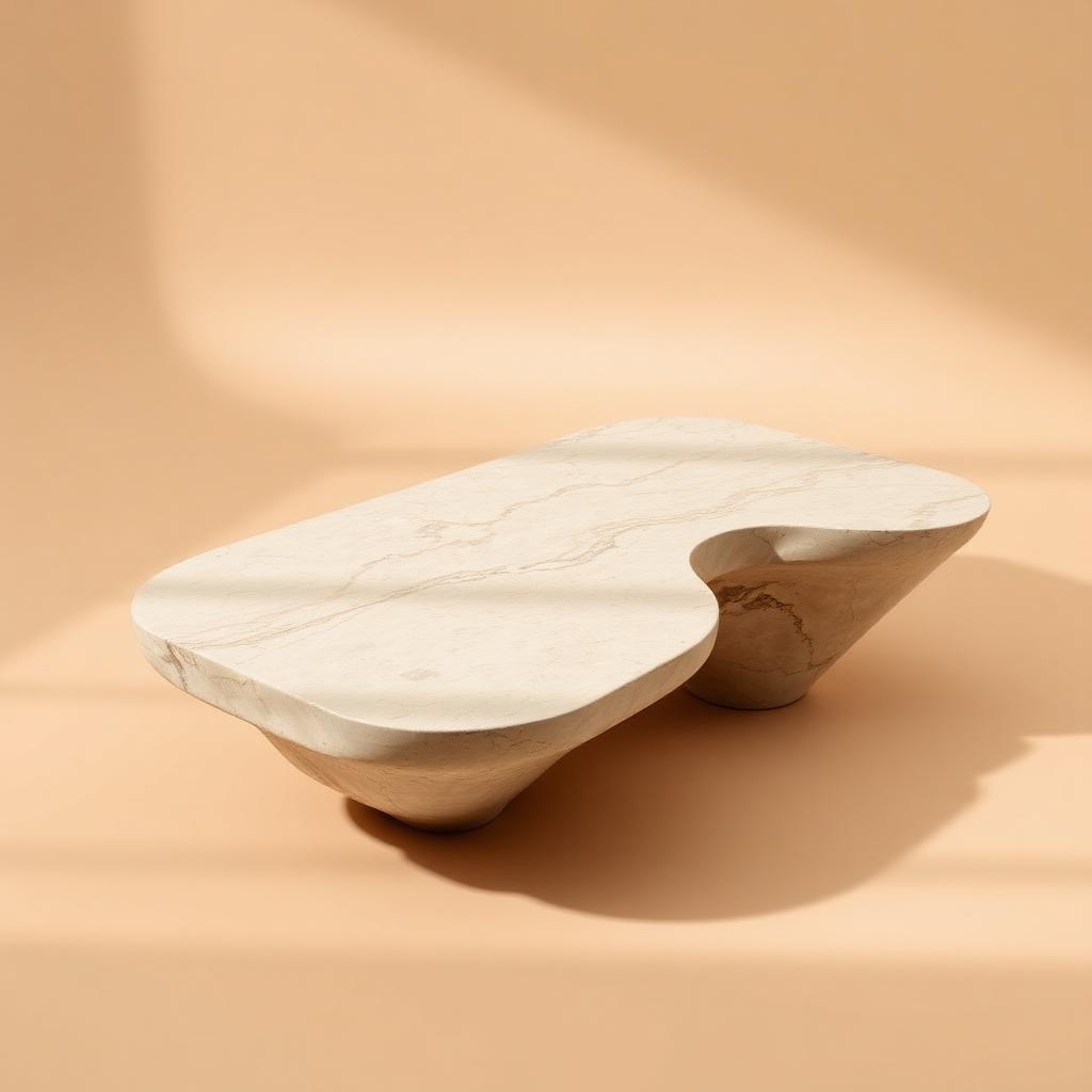 Stein Travertine Coffee Table